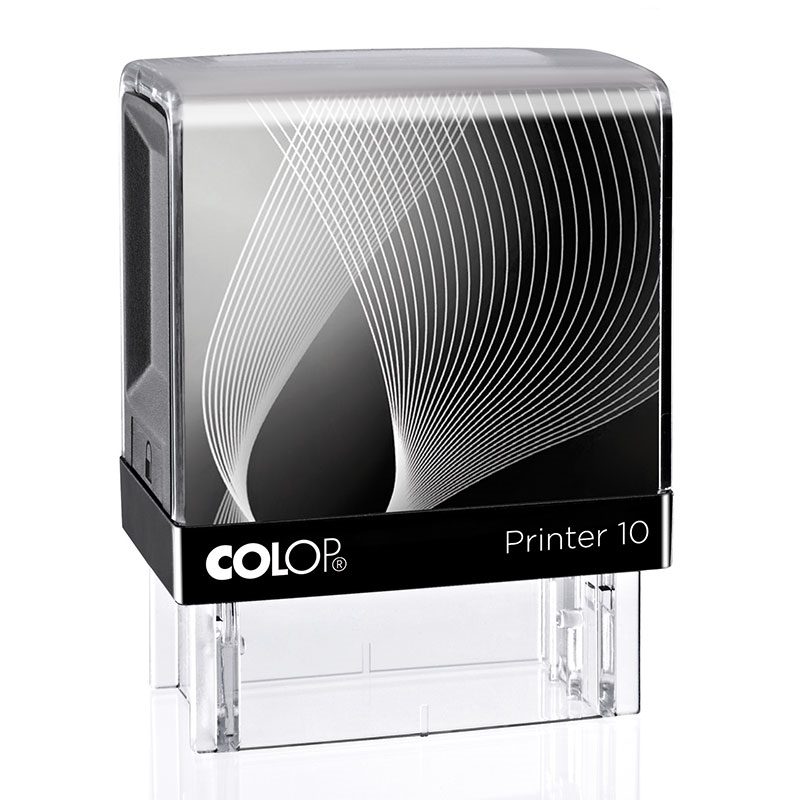 COLOP Printer 10 – Gehäuse schwarz, Abdruckfarbe schwarz