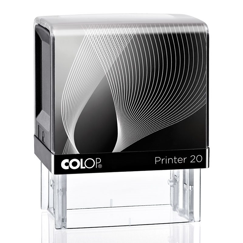 COLOP Printer 20 – Gehäuse schwarz, Abdruckfarbe schwarz