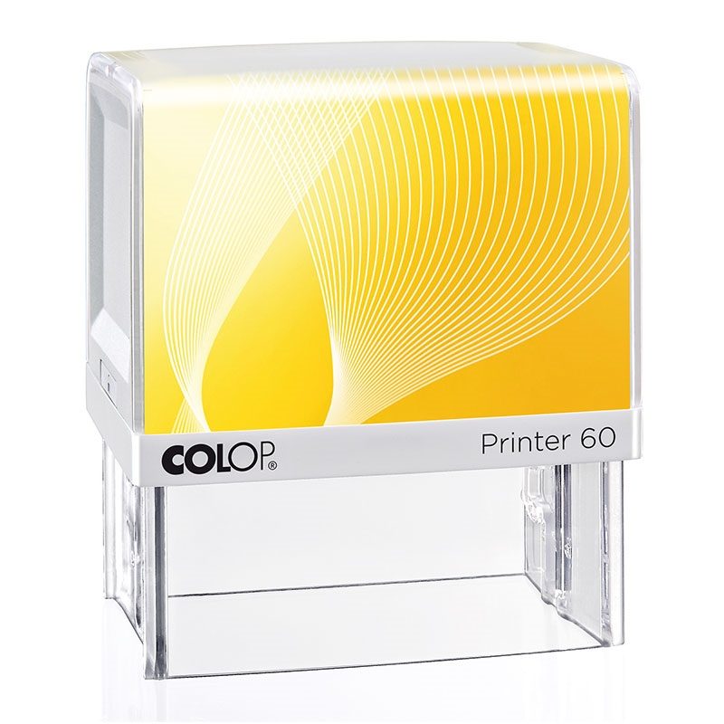 COLOP Printer 60 – Gehäuse weiß, Abdruckfarbe grün