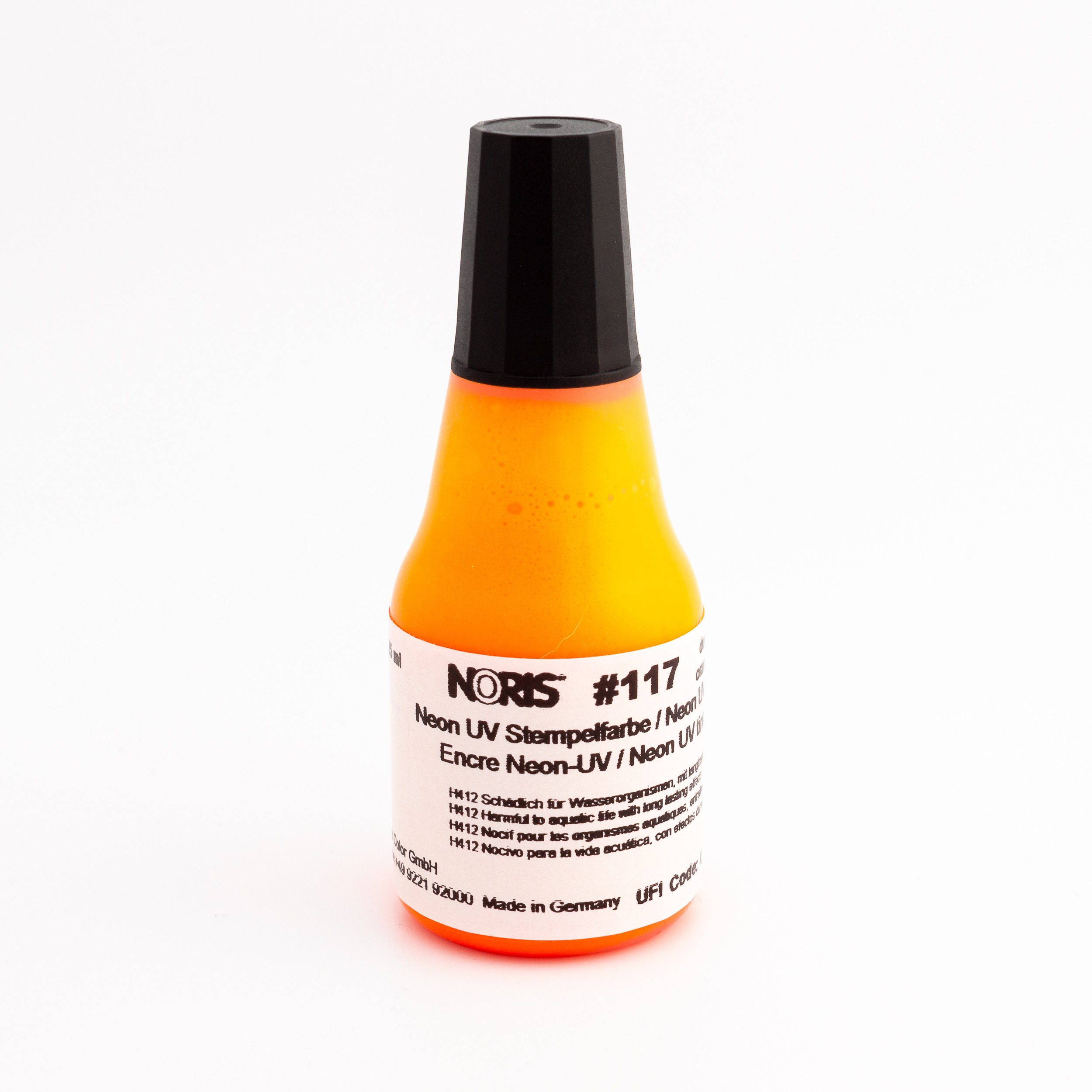 Neon-Stempelfarbe 117 – neon dunkel orange