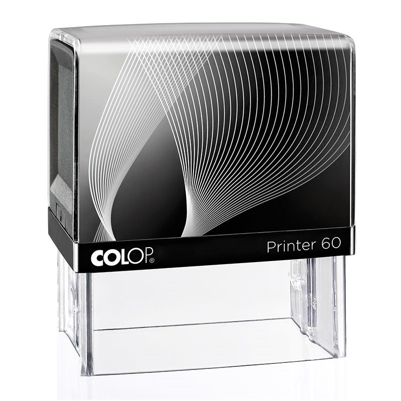 COLOP Printer 60 – Gehäuse schwarz, Abdruckfarbe schwarz