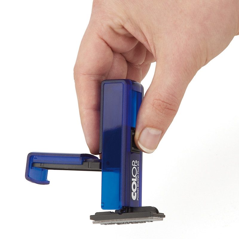 COLOP Pocket Stamp – beim Stempeln